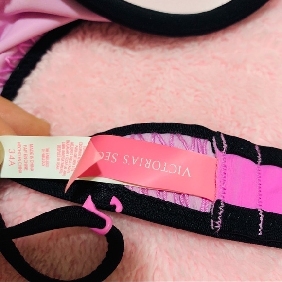 VICTORIA’S SECRET color block bikini top padded women’s size 34A - Picture 5 of 5
